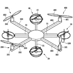 US2016/0325829A1 “Multirotor Type Unmanned Aerial Vehicle Available for Adjusting Direction of Thrust”